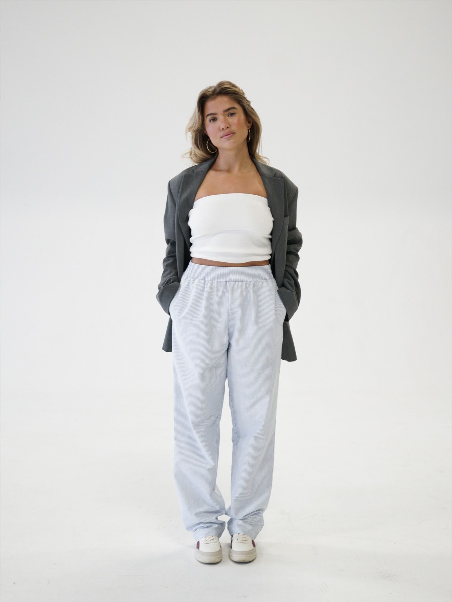 Women Djerf Avenue Pants | Breezy Pants Blue Stripe