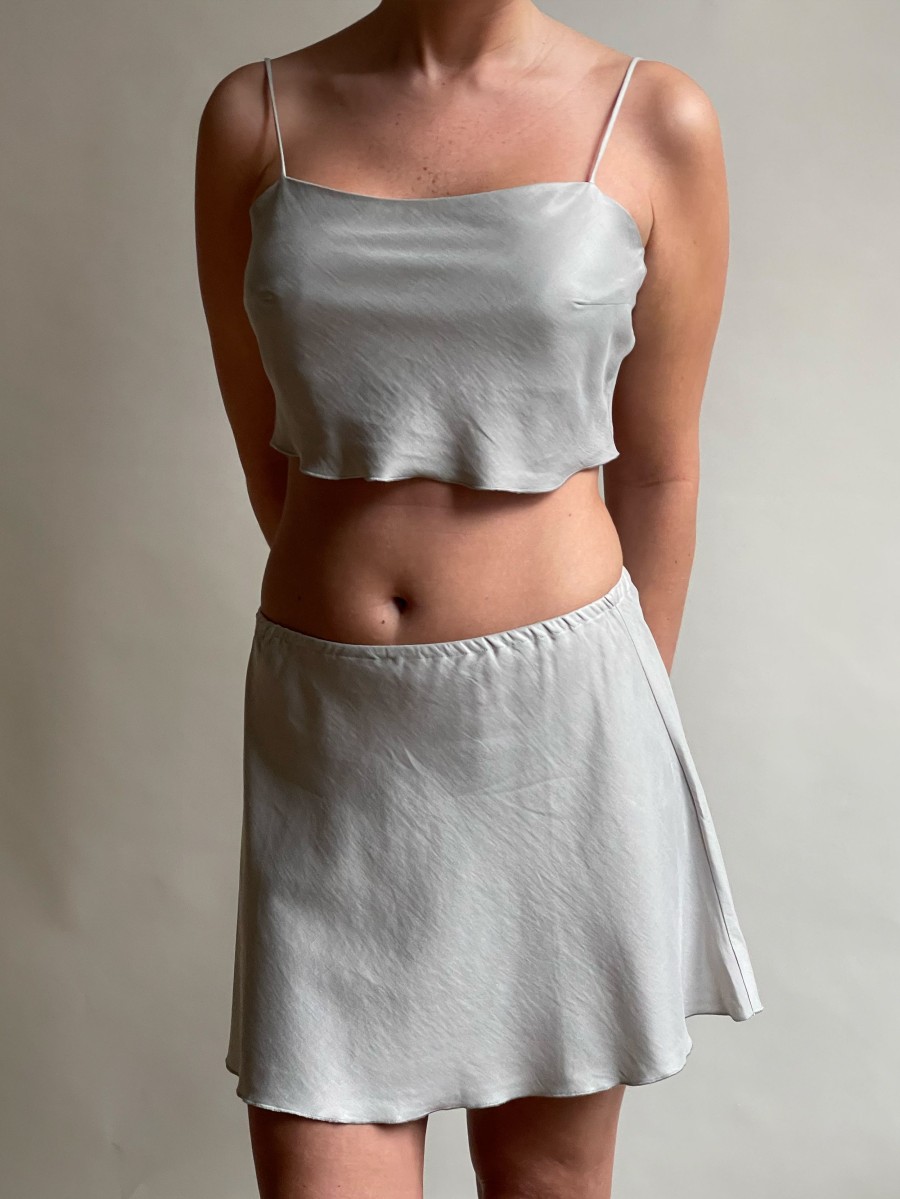 Women Djerf Avenue Skirts | Remake Dream Set Mini Pebble