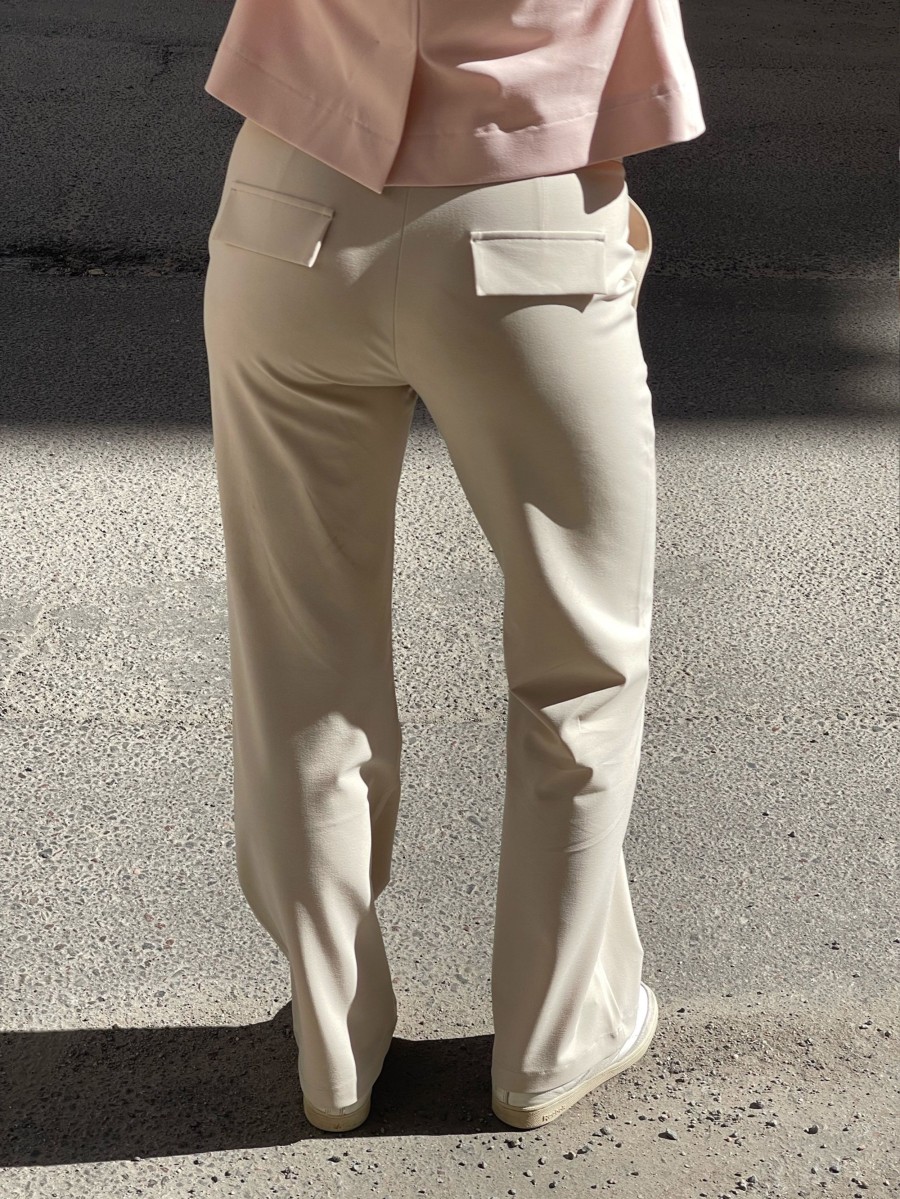 Women Djerf Avenue Pants | Day-To-Day Pants Cream