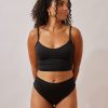 Women Djerf Avenue Bikini Tops | Tankini Top Black