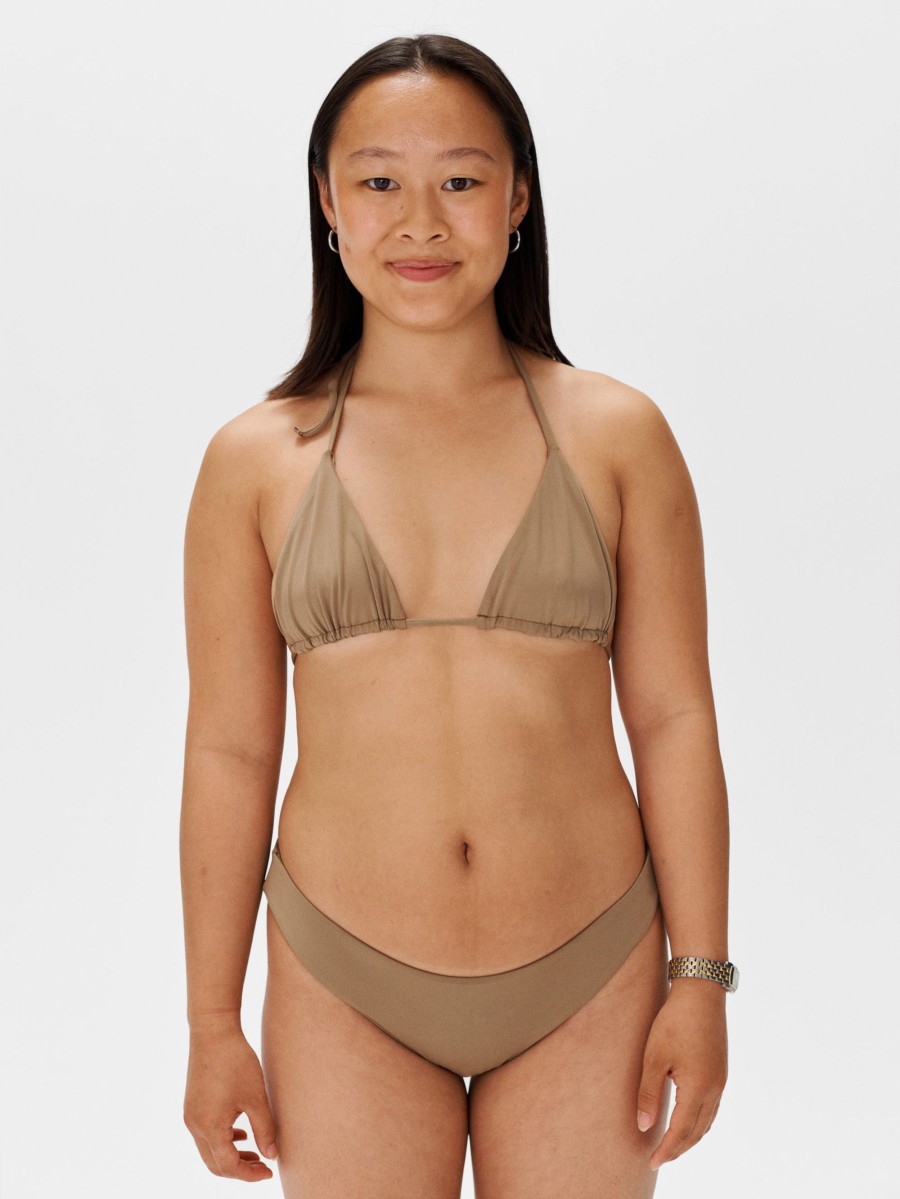 Women Djerf Avenue Bikini Tops | Triangle Top Biscuit