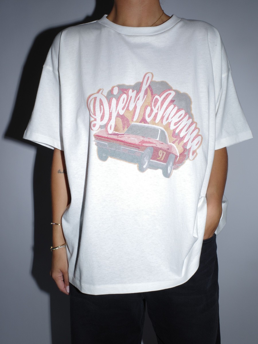 Women Djerf Avenue Tops | Djerf Avenue T-Shirt White