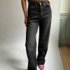 Women Djerf Avenue Jeans | Straight Jeans Black