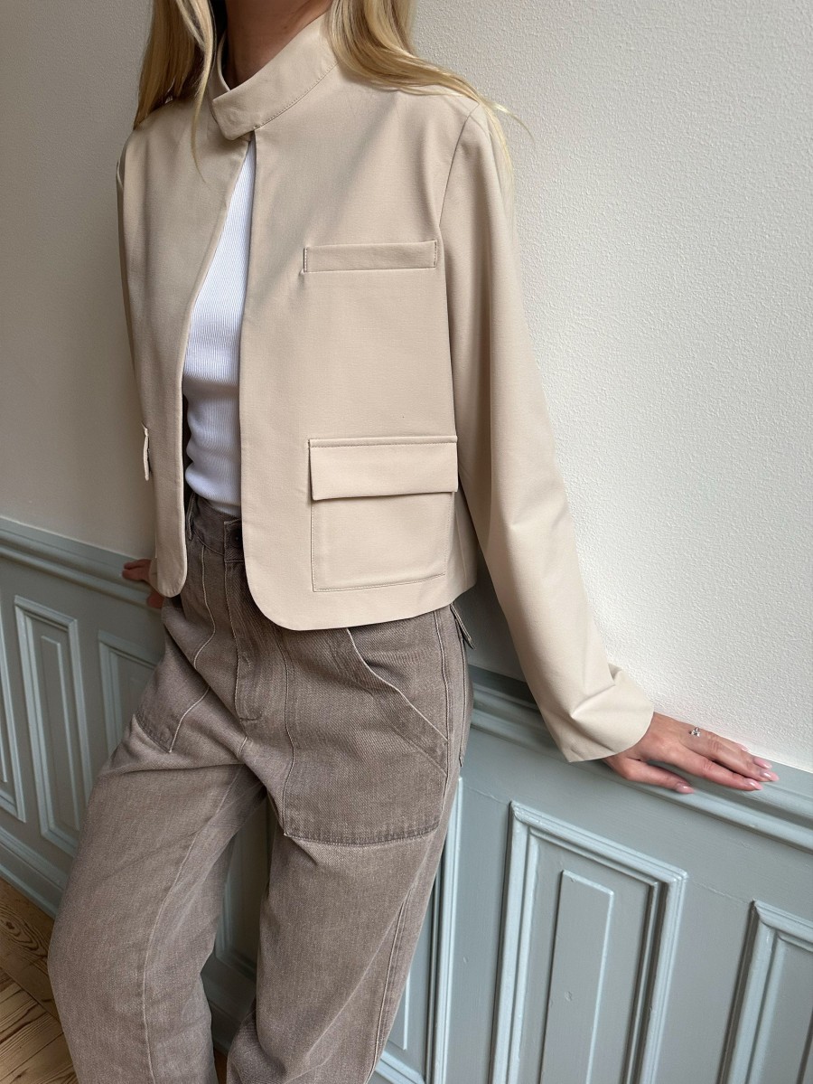 Women Djerf Avenue Jackets | Day-To-Day Jacket Cream