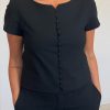 Women Djerf Avenue Tops | Day-To-Day Top Black