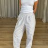 Women Djerf Avenue Pants | Breezy Pants Tall Beige Stripe